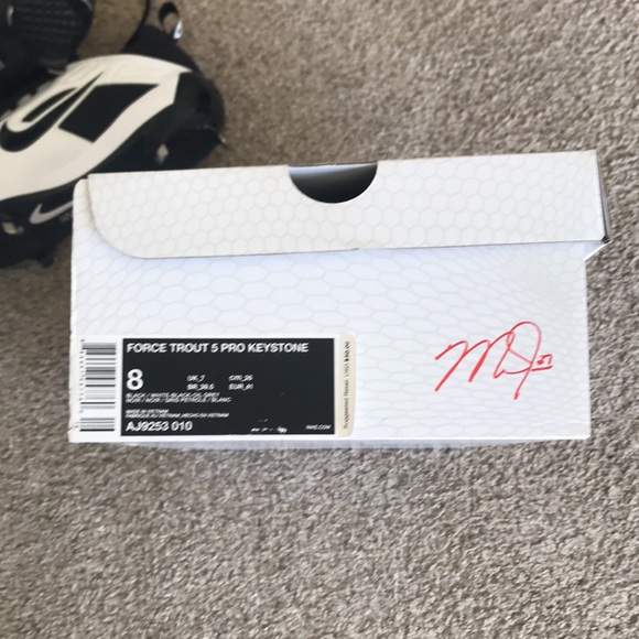 NIB Nike Baseball Force Trout 5 Pro Keystone metal spike Cleats ⚾️ - Picture 4 of 4